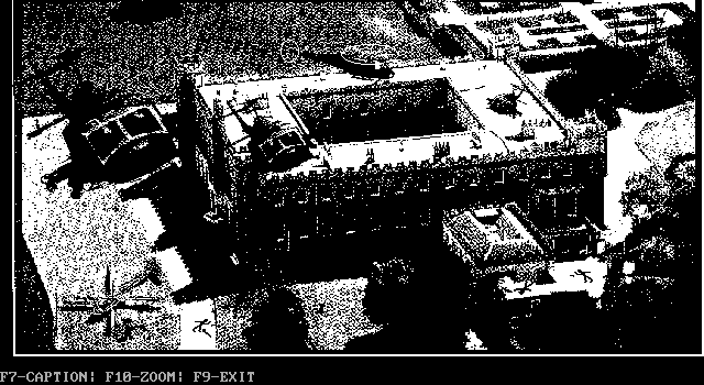 President is Missing, The IBM PC/Compatibles Screenshot: Here's a photo from the files...