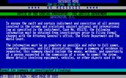 President is Missing, The for IBM PC/Compatibles - An official notice...