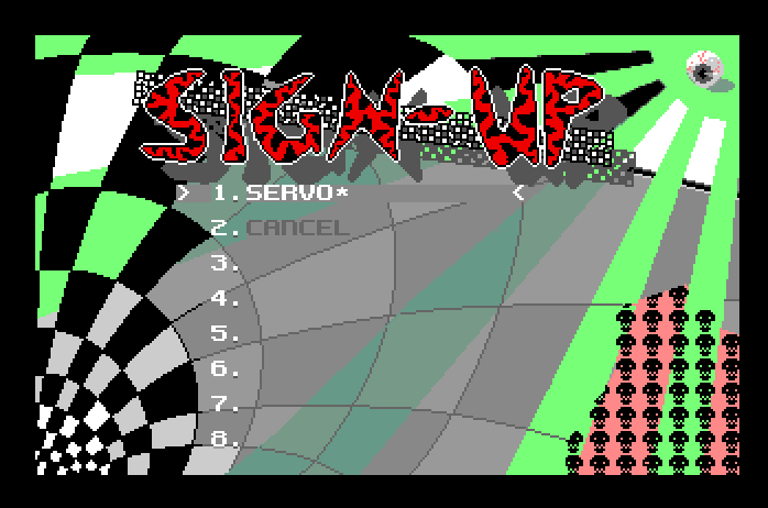 Skate or Die Apple IIgs Screenshot: Selecting my character.