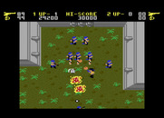 Ikari Warriors for Atari 7800 - Avoid the explosions!