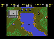 Ikari Warriors for Atari 7800 - This bridge is heavily guarded...
