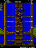 Ikari Warriors for Arcade - This bridge is narrow and well guarded!