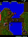 Ikari Warriors for Arcade - My tank has taken on damage!