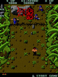 Ikari Warriors for Arcade - Blowing up targets.