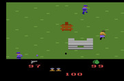 Ikari Warriors for Atari 2600 - There's a tank! Grab it for extra fire power.