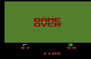 Ikari Warriors for Atari 2600 - Game over.