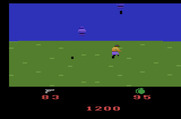 Ikari Warriors for Atari 2600 - Enemies lurk in the water here...