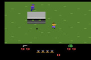 Ikari Warriors for Atari 2600 - Game start.
