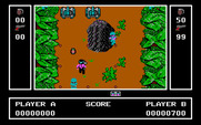Ikari Warriors for IBM PC/Compatibles - Don't get hit by grenades and other debris.