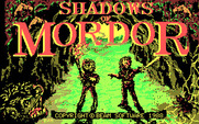 Shadows of Mordor, The for IBM PC/Compatibles - Title screen.
