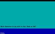 Shadows of Mordor, The for IBM PC/Compatibles - Game start; do you want to play as Frodo or Sam?