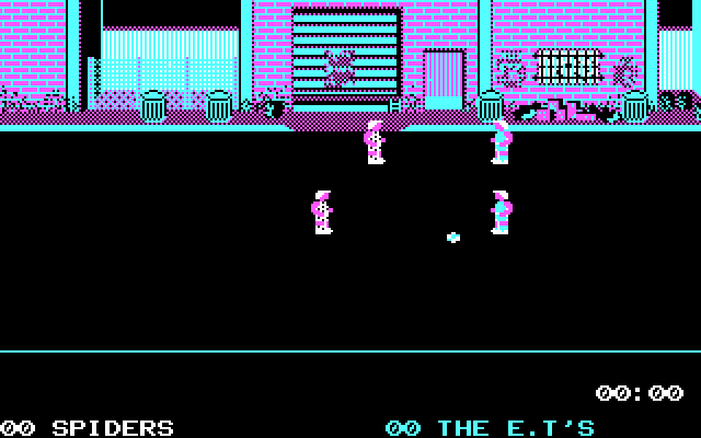 Street Sports Soccer IBM PC/Compatibles Screenshot: Game start.
