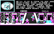 Street Sports Soccer for IBM PC/Compatibles - Flip a coin to see who can pick their team first...