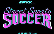 Street Sports Soccer for IBM PC/Compatibles - Title screen.