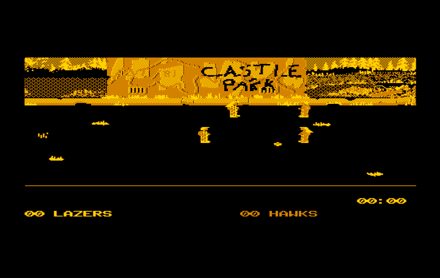 Street Sports Soccer IBM PC/Compatibles Screenshot: Beginning at the Castle Park field.