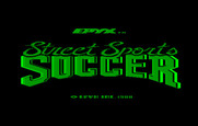 Street Sports Soccer for IBM PC/Compatibles - Title screen.