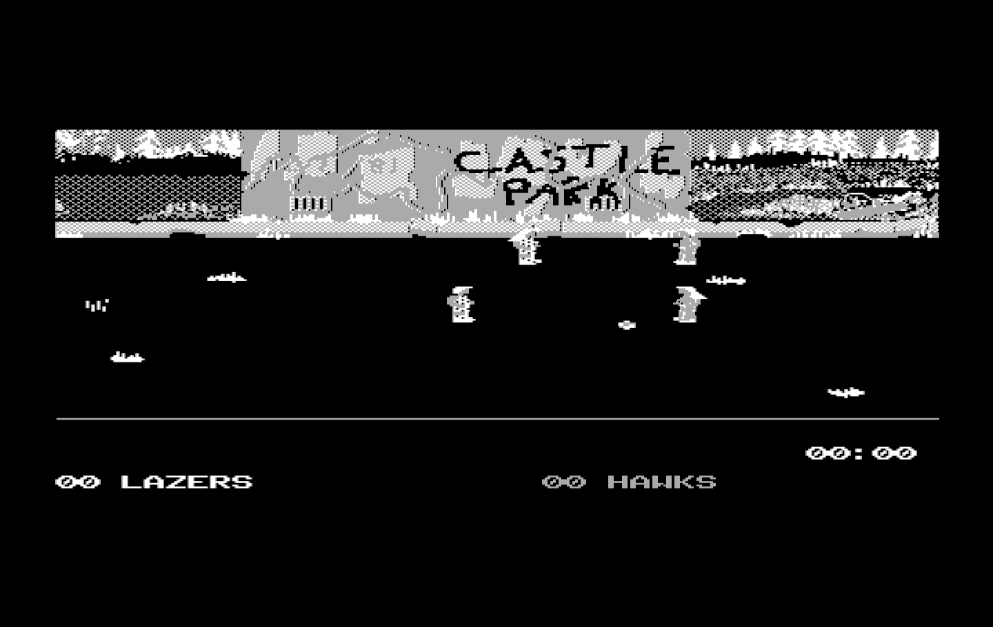 Street Sports Soccer IBM PC/Compatibles Screenshot: Beginning at the Castle Park field.