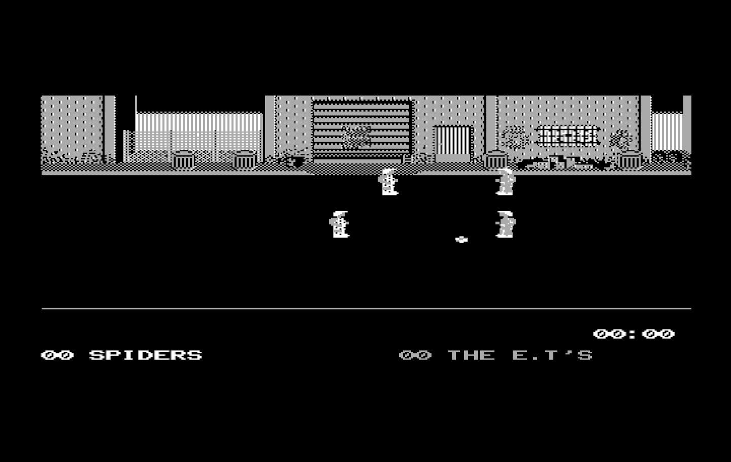 Street Sports Soccer IBM PC/Compatibles Screenshot: Game start.