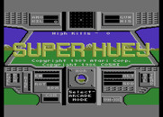 Super Huey UH-IX for Atari 7800 - Title screen.