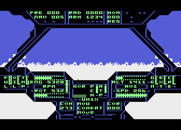 Super Huey UH-IX for Atari 8-bit - There are several types of terrain you'll encounter.