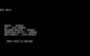 Pride and Prejudice for IBM PC/Compatibles - The stats for one of the characters.