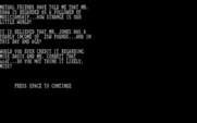 Pride and Prejudice for IBM PC/Compatibles - Whatever news you type is occasionally added to the story.