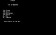 Pride and Prejudice for IBM PC/Compatibles - Attending a concert.