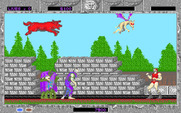 Altered Beast for IBM PC/Compatibles - Enemies attack from the left and the right...