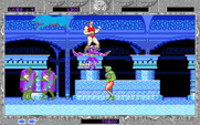 Altered Beast for IBM PC/Compatibles - Watch out for flying enemies, they often get in the way...