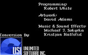 Altered Beast for IBM PC/Compatibles - Game credits.