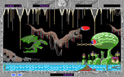 Altered Beast for IBM PC/Compatibles - The second end of level boss...