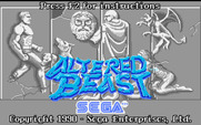 Altered Beast for IBM PC/Compatibles - Title screen 1.