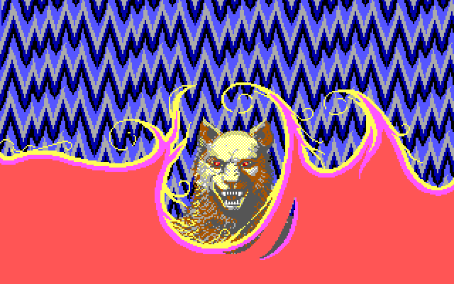 Altered Beast IBM PC/Compatibles Screenshot: Transformed into beast form on the first round...