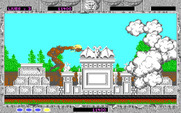 Altered Beast for IBM PC/Compatibles - The first end of level boss appears in a puff of smoke...