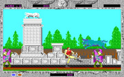 Altered Beast for IBM PC/Compatibles - Attacking enemies as they appear...