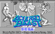 Altered Beast for IBM PC/Compatibles - Title screen 1.