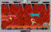 Altered Beast for IBM PC/Compatibles - Different enemies attack from the left and the right...