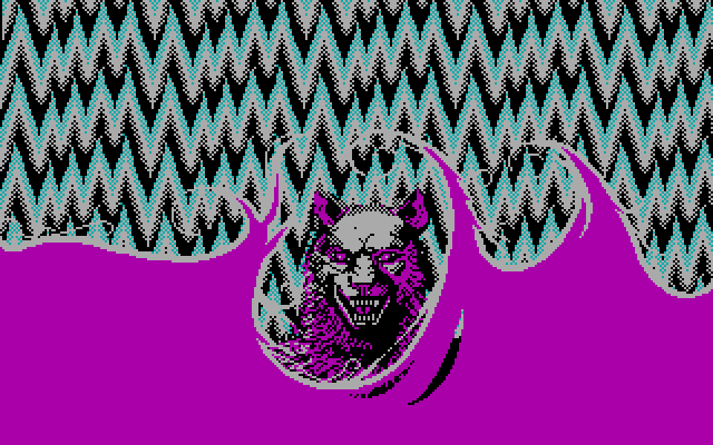 Altered Beast IBM PC/Compatibles Screenshot: Now transformed into beast form...