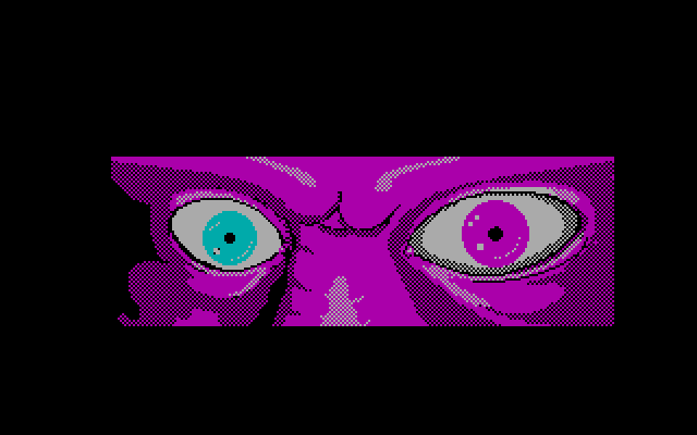 Altered Beast IBM PC/Compatibles Screenshot: Part of the game demo mode.