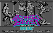 Altered Beast for IBM PC/Compatibles - Title screen 1.