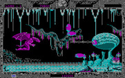 Altered Beast for IBM PC/Compatibles - Attacking the second end of level boss...