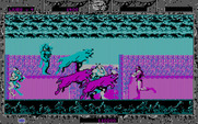 Altered Beast for IBM PC/Compatibles - Multiple enemies attack from the left...