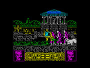 Altered Beast for ZX Spectrum - Fighting incoming creatures...