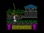 Altered Beast for ZX Spectrum - Game start; our hero is teleported in...