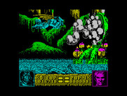 Altered Beast for ZX Spectrum - The second end of level boss.
