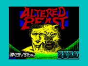 Altered Beast for ZX Spectrum - Loading screen.