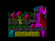 Altered Beast for ZX Spectrum - The first end of level boss.