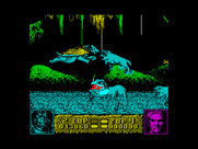 Altered Beast for ZX Spectrum - Flying in beast form.