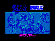Altered Beast for ZX Spectrum - Title screen.