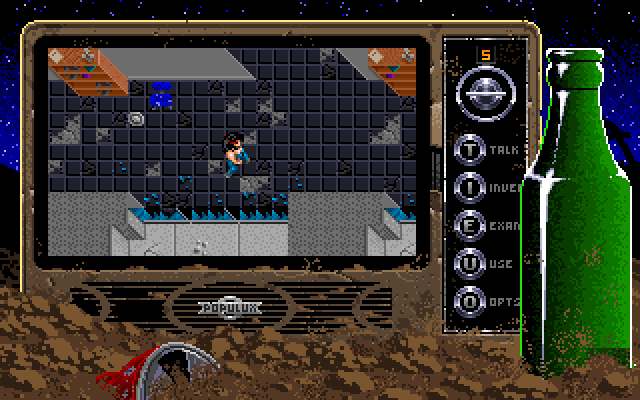 Bad Blood IBM PC/Compatibles Screenshot: Exploring...